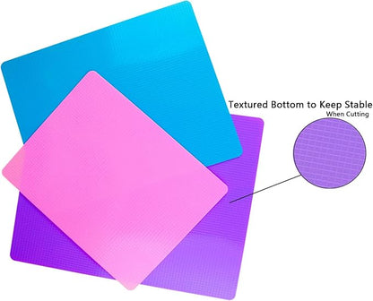 7 Pieces Flexible Cutting Board mats, Plastic Cutting Boards - Image 4