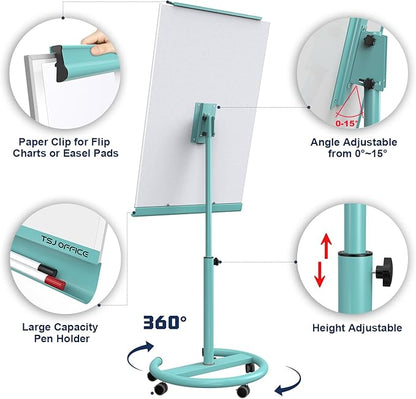 TSJ OFFICE Rolling Whiteboard Standing - Image 2