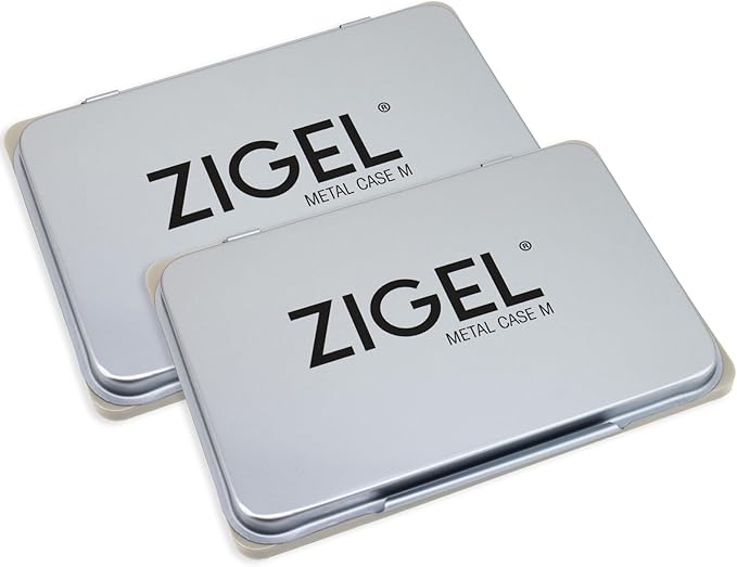 2 Pack Metal Case Stamp Pad Medium Size - Image 2