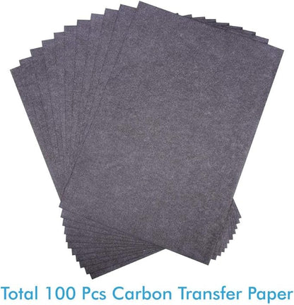 Selizo 100 Sheets Black Carbon Transfer Tracing Paper - Image 2