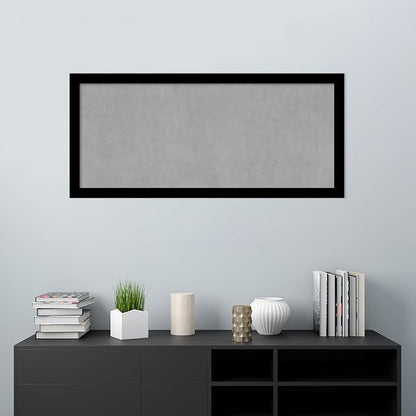 Amanti Art Black Framed Magnetic Board 23x51 Oversize Vision Board - Image 5
