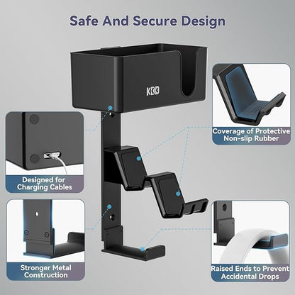 KDD 4-in-1 Wall Mount Controller Holder - Image 4