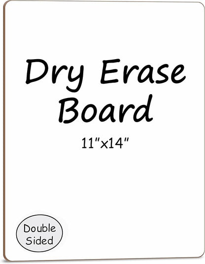 Scribbledo White Board Dry Erase Board 11" x14” Mini Double Sided Personal by Scribbledo