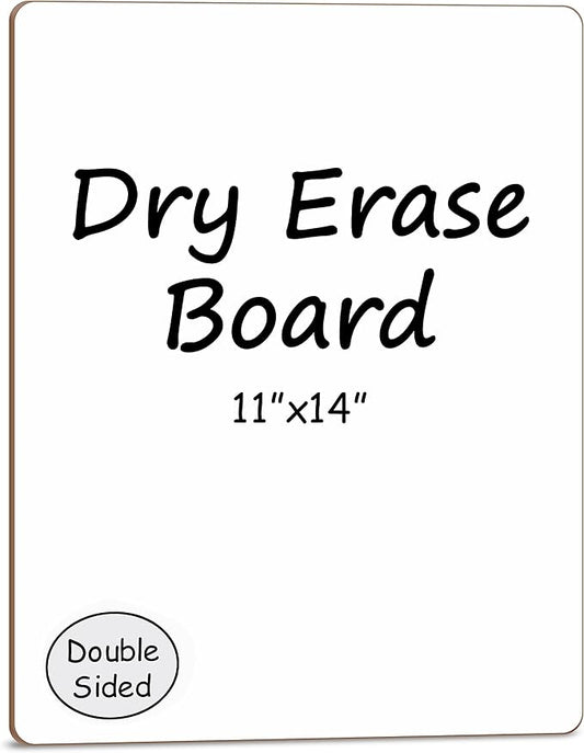 Scribbledo White Board Dry Erase Board 11" x14” Mini Double Sided Personal by Scribbledo