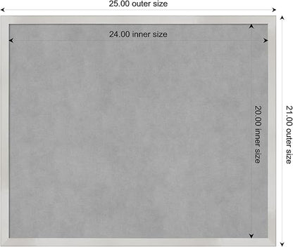 Amanti Art Silver Framed Magnetic Board 21x25 Medium Vision Board - Image 3