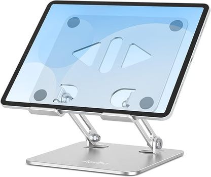Aoviho Tablet Stand Holder for Desk, Adjustable Desktop Tablet Holder, Foldable - Image 7