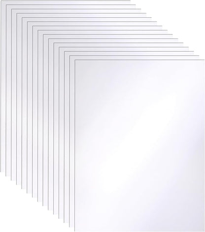 28 Sheets White Shimmer Cardstock 8.5 x 11 Certificate Paper, 92lb Heavyweight by Guakicae