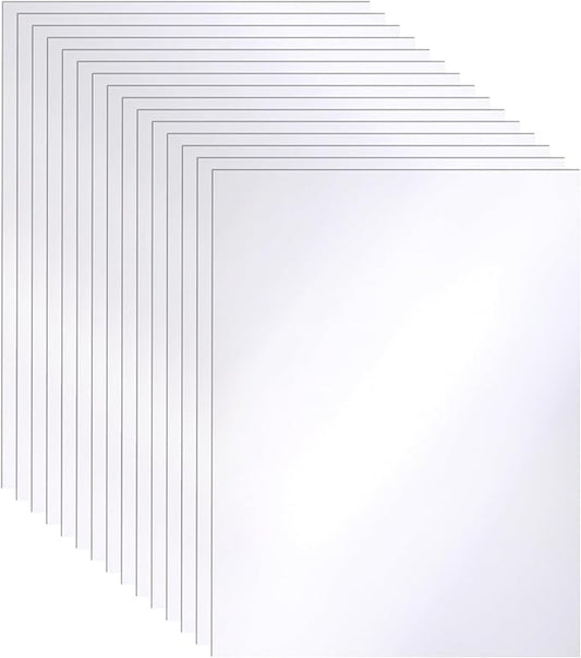100 Sheets Shimmer White Cardstock 8.5 x 11 Printer Paper, 92lb Heavyweight by Guakicae