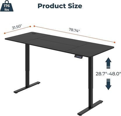 FitStand Adjustable Standing Desk, Large 79x31 Inches Standing Desk - Image 3