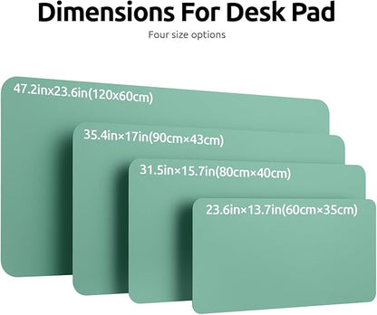 YSAGi Leather Desk Protector, Office Mat, Large Mouse Mat, Non-Slip PU Leather - Image 8