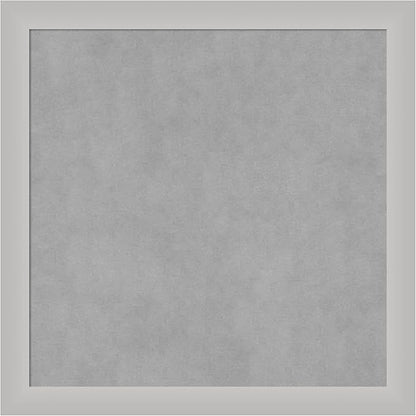 Amanti Art Silver Framed Magnetic Board 23x23 Medium Vision Board by AmantiArt