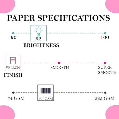 Print It - Vellum Bristol Colored Cardstock Cover Paper, 67 Lb, 8.5" X 11” - Image 4
