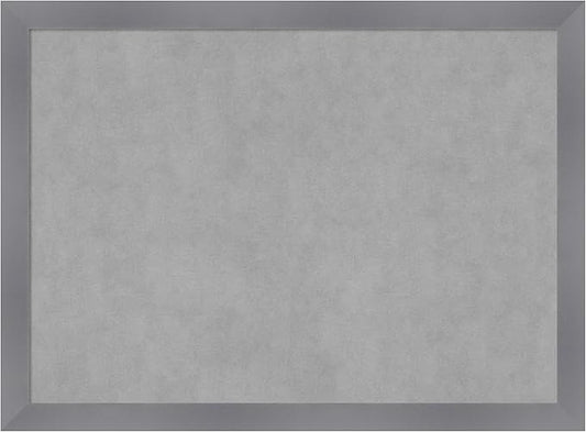 Amanti Art Grey Framed Magnetic Board 22x30 Medium Vision Board by AmantiArt