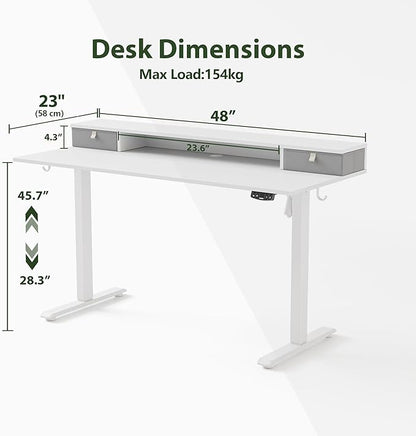 Agilestic 48 x 24 Inches Electric Standing Desk - Image 2