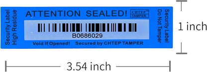 ChtepTamper 100 Pieces Total Transfer Tamper-Evident Stickers Security Labels - Image 4