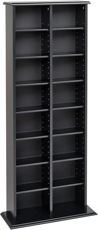 Prepac 2 Column Tall Cabinet Media, Double Multimedia Storage Tower - Image 9