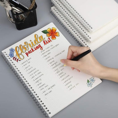 AHGXG Dotted Journal Spiral Notebook, Bullet Dot Grid Journal Large B5 - Image 7