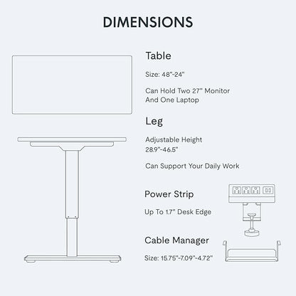 FLEXISPOT EN2 Whole-Piece Standing Desk - Image 6