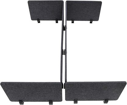 ReFocus Raw Clamp-On Acoustic Desk Divider Mounted Privacy Panel Set – Reduce - Image 6