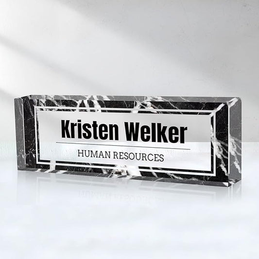 Custom Name Plate for Desk, Desk Name Plate Personalized, Office Decor for by SalaGraphics