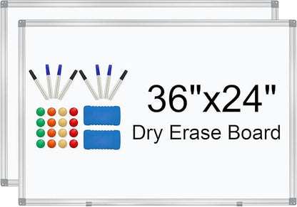 H-Qprobd White Board 36" x 24" Dry Erase Board by H-Qprobd