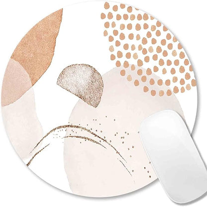IMAYONDIA Round Abstract Mouse Pad, Circular Luxury Mouse Pad by IMAYONDIA