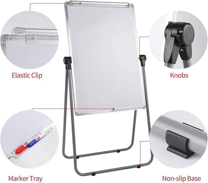 Dry Erase Board with Stand, Double Sided Magnetic Whiteboard, 24 x 36 Portable - Image 2