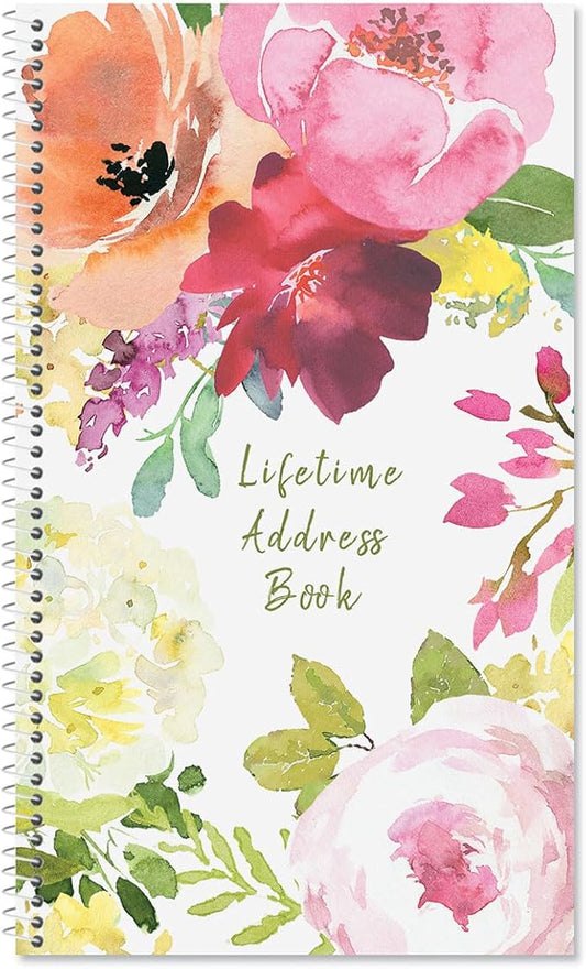 Current When Flowers Speak Address Book-94 Pages; Small 5" x 8-1/2" Size by Current