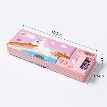 Ristpal Pop Up Multifunction Pencil Case, Cute Cartoon Pen Box Organizer - Image 6