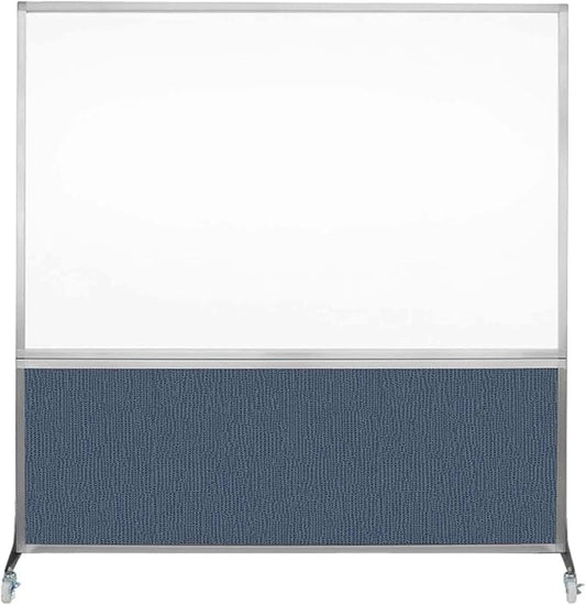 DivideWrite Mobile Whiteboard | Double Sided Dry Erase Board | Portable Office by VERSARE