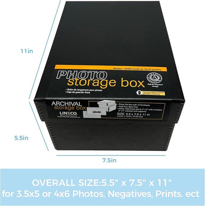 Lineco 4x6 Photo Storage Box, - Image 2