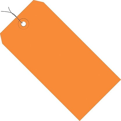 Aviditi Wired Shipping Tags, 4 3/4" x 2 3/8", 13 Pt, by Aviditi