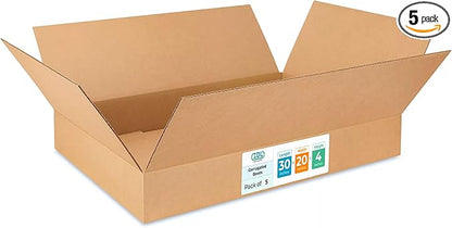 Large Shipping & Moving Boxes 30 x 20 x 4 inches by IDLPackaging