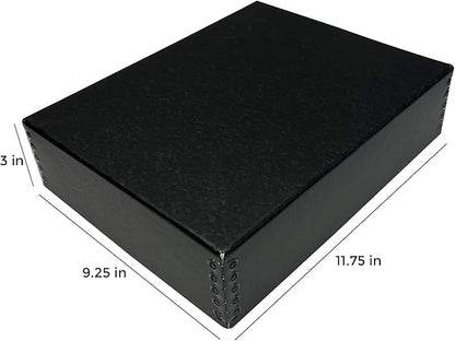Lineco Museum Archival Storage Box, 9.25x11.75x3 in. Drop Front Design. - Image 2