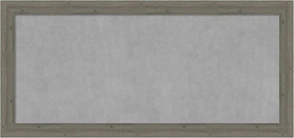 Amanti Art Grey Framed Magnetic Board 25x53 Oversize Vision Board by AmantiArt