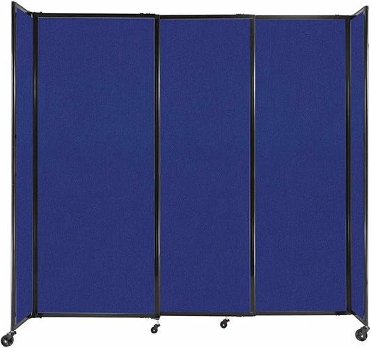 Versare Straightwall Sliding Portable Wall Partition | Freestanding Office by VERSARE