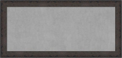 Amanti Art Black Framed Magnetic Board 25x53 Oversize Vision Board by AmantiArt