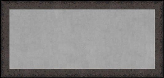 Amanti Art Black Framed Magnetic Board 25x53 Oversize Vision Board by AmantiArt