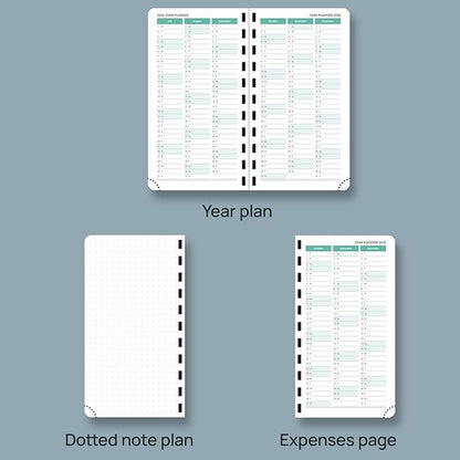 POPRUN 2026 Pocket Planner Weekly and Monthly Calendar - Image 5