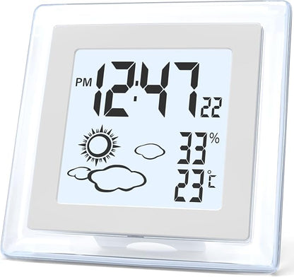 VOILEIPAGI Small Clock Digital Battery Operated Alarm Clock by VOILEIPAGI