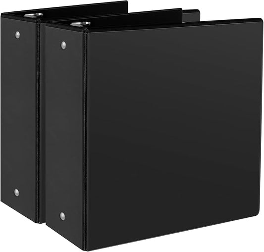 CIXILDTS 3" 3 Ring Binder, Standard 3-Inch Round Ring Binder Fit Letter Size by CIXILDTSOffice
