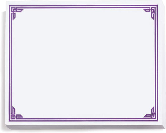 PaperDirect Purple on White Classic Specialty Certificates, 8½ x11, Foil Accents by PaperDirect