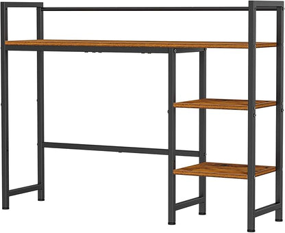 Snughome Desk Shelf, 38.6" Desktop Organizer Shelf, Desk Hutch - Image 9