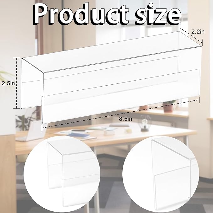 SHIQIKEJIPTY Cubicle Name Plate Sign Holder - Image 2