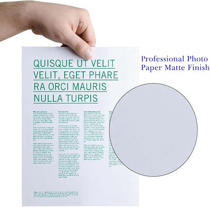 Uinkit 120 Sheets Presentation Paper Matte 8.5x11 Inkjet 48lb 180gsm Single - Image 7