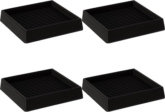 VOCOMO 5X5 Rubber Caster Cups, Non Slip Furniture Pads, Anti-Slip Gripper by VOCOMO