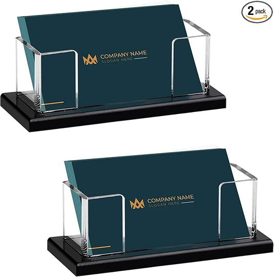 Weiai Acrylic Business Card Holder Stand by Weiai