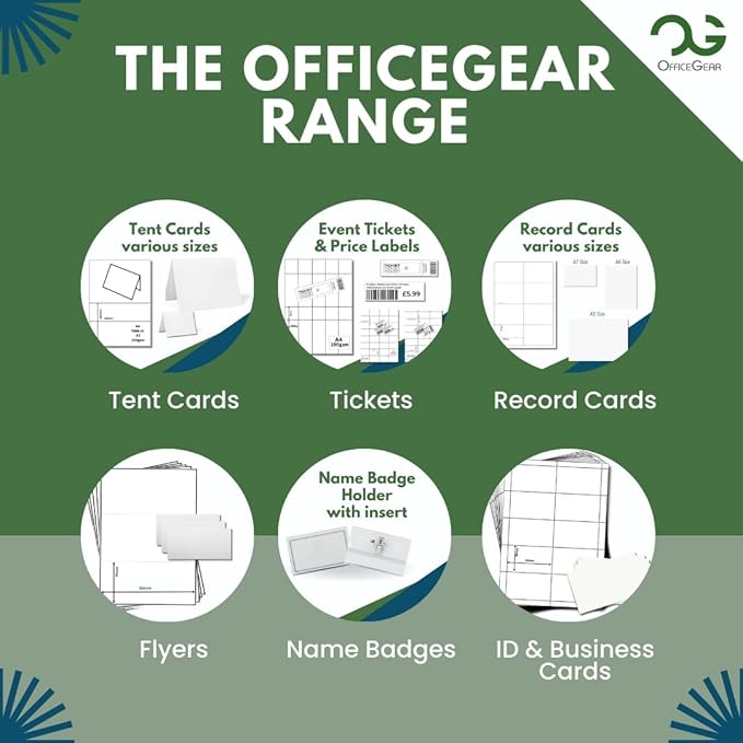 OfficeGear Shelf Edge Barcode Price Ticket Labels 18-up 30x105mm Custom - Image 8