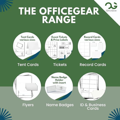 OfficeGear Shelf Edge Barcode Price Ticket Labels 18-up 30x105mm Custom - Image 8