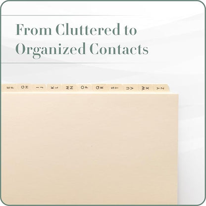 Gallery Leather A-Z Dividers for 3 Ring Binder - Image 6